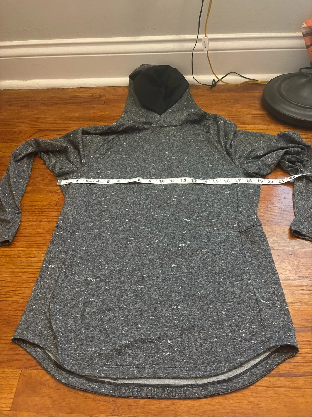 Lululemon Fresh Form Hoodie S Gray Stretch Performance Gym Training Pullover